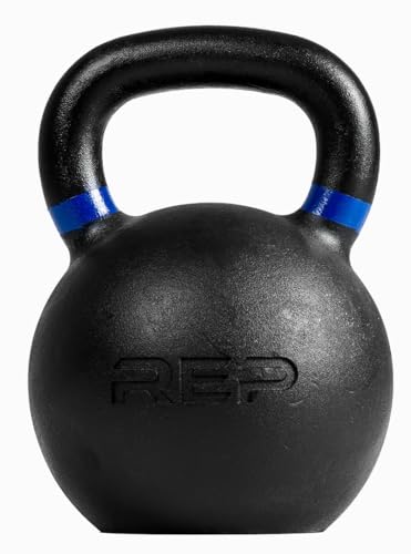 REP Fitness Kettlebell Set and Singles, 4kg to 24kg, 9lb to 53lb Weight Range, Cast Iron, Strength Exercise Training, Home Gym, Power Workout Equipment, Free Weights, Dumbbell Alternative - style: 40 kg