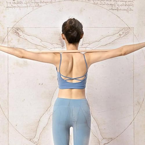 2Pcs Portable Posture Correction Exercise Rod for Strength Training Gym Stretching - size: 60cm