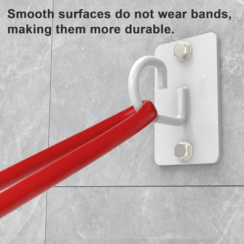 Resistance Band Wall Anchor, Wall Mount Workout Anchors for Home Gym Workouts，Body Weight Straps, Suspension Training, Exercise,Stretching,Yoga