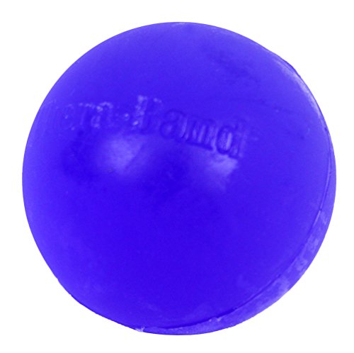 THERABAND Hand Exerciser, Ball For Hand, Wrist, Finger, Forearm, Grip Strengthening & Therapy, Squeeze Ball to Increase Hand Flexibility & Relieve Joint Pain, Blue, Firm