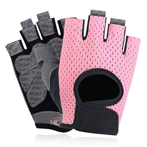 Workout Gloves Breathable Non-Slip Silica Gel Grip Exercise Gloves for Men Women Weightlifting Yoga Dumbbell Bodybuilding Sport