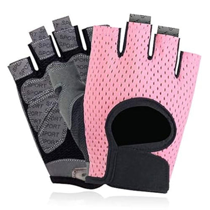 Workout Gloves Breathable Non-Slip Silica Gel Grip Exercise Gloves for Men Women Weightlifting Yoga Dumbbell Bodybuilding Sport