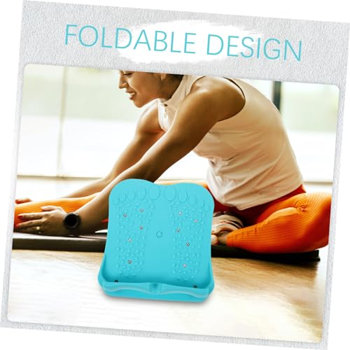 Abaodam Folding Pedal Stretch Board for Rehabilitation Portable Rib Board with Magnetic Acupoint Massage Durable Fitness Equipment for Home Use for Mobility