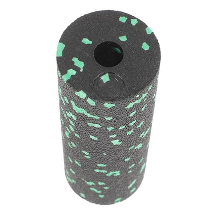 Toyvian Compact Foam Roller Column for Muscle Relaxation, Small Hollow Fitness Massager, Portable Green Sports Exercise Therapy Tool for Home and Travel