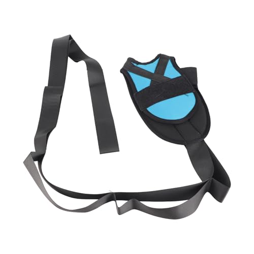 Leg Stretcher Strap | Ankle Rehabilitation Training/Yoga Flexibility/Home Workouts | SBR Nylon Stretch Band with Hook Loop Fastener | Joint Mobility & Injury Prevention