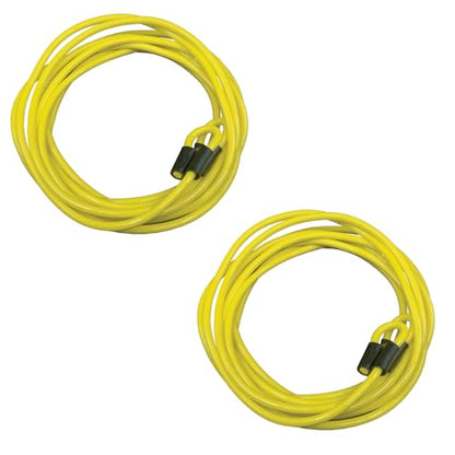 Champion Sports Double Dutch Speed Rope – Durable Vinyl Jump Rope for Fitness & Training, Multiple Lengths - size: 12 Ft (Set of2 Ropes)