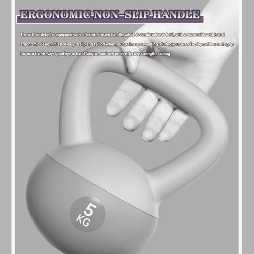 Kettlebell Weights Beginner Sports Training Kettlebell, Gym Body Shaping And Weight Loss Soft Kettle Bells, Exercise Equipment For Men And Women(Pink-8kg) - color: Pink-8kg