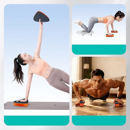 Push Up Bars Handles - Non Slip Push Up Handles, Foam Grip Support Pads, Elevated Push-Up Stand Bars | Upper Body Strength Training for Home Gym Floor Exercise Equipment Indoor Sports Women Men