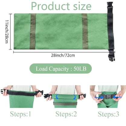 10 Pack Thick Canvas Flood Sandbags w/Handles Convenient for Flood Control