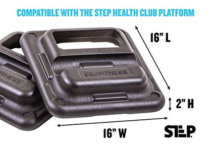 Freestyle Aerobic Risers – Health Club Size