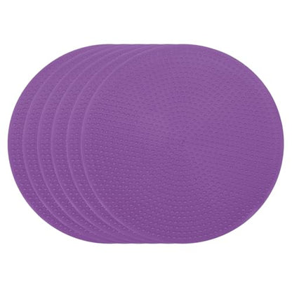 PATIKIL Spot Markers, Non-Slip Floor Dots Agility Markers Flat Field Cones Poly Dot - color: Purple