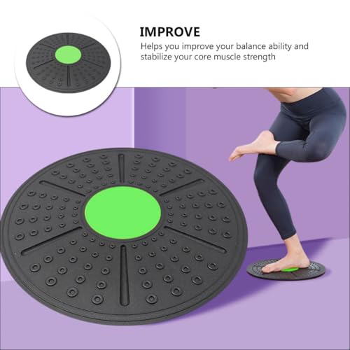Toddmomy Fitness Balance Board for Sensory and Equilibrium Training Indoor Yoga Balance Trainer with Non-slip Surface for Rehabilitation and Core Stability Exercises