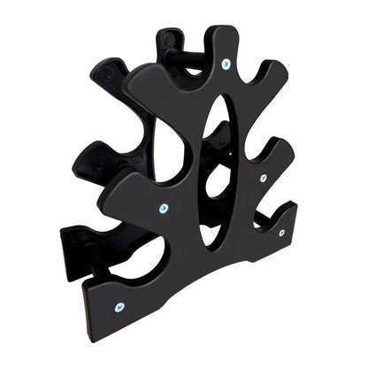 Neoprene Dumbbell Rack Hand Weights Bracket Display Storage Stand Organizer Lightweight Plastic Assemble 6 Position Holder for Hand Weight Dumbbells 1LB-15LBS Gym Fitness
