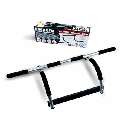 Doorway Pull Up Bar | Heavy-Duty Steel Multi-Function Fitness Chin Up Bar, Max Limit 330 lbs, Fits Standard Door Frames, No-Drill Design for Home Strength Training, Pull-ups and Push-ups