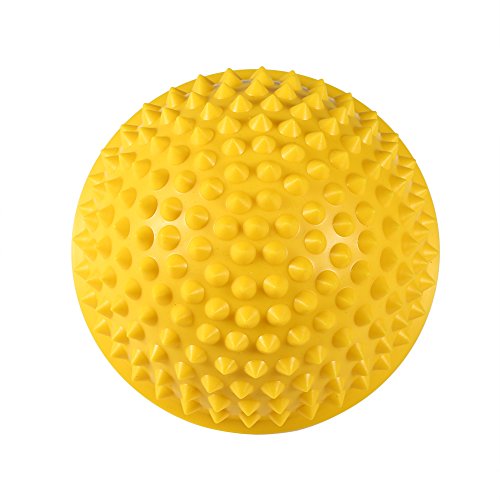 Half Round Massage Ball, Spiky Point Hemisphere Use for Yoga Fitness Exercise Gym Balancing Pad