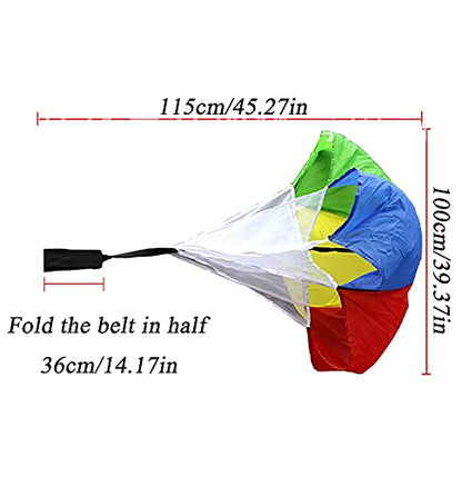 Resistance Parachute Speed Training Resistance Parachute, Running Parachute Resistance Trainer,for Fitness Explosive Power Training Equipment