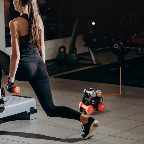 Squatz Adjustable Dumbbell Set 70-140LB Adjustable Dumbbells For Home Gym, Anti-Slip Handle With Heavy‑Duty Plates, Exercise Fitness Dumbbells For Home Gym Strength & Weight Training - size: 20 lbs Fixed