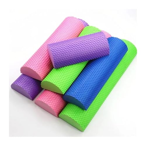 30-45cm Half Round EVA Massage Foam Roller Yoga Pilates Fitness Equipment Balance Pad Yoga Blocks With Massage Floating Point