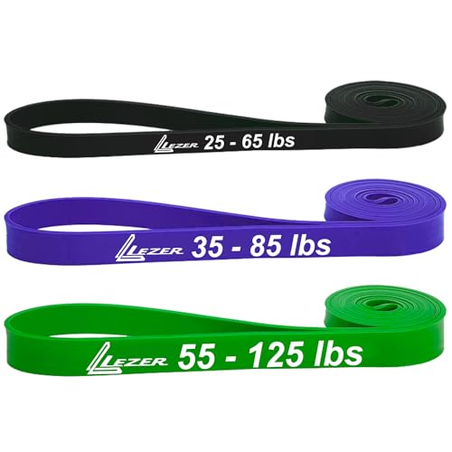 Resistance Bands - Pull Up Bands for Home Gym Fitness, Stretching, Physical Therapy & Training - Includes Instruction - color: 09 - 3 Colors - Heavy sets