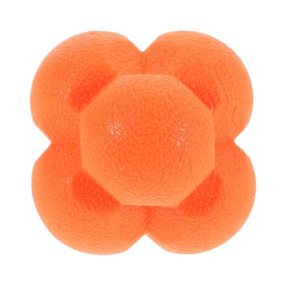 TPR Reaction Ball for Hand-Eye Coordination and Reflex Training Hexagonal Agility Ball for Soccer Boxing Volleyball and Team Drills to Enhance Speed and Teamwork