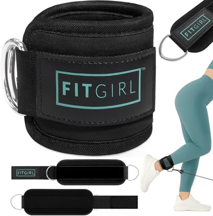 Ankle Strap for Cable Machine – Premium Padding and Comfort for Cable Exercise Machines, Cable Exercise Attachment for Home & Gym, Glute Workouts - Kickbacks, Leg Extensions, Hip Abductors