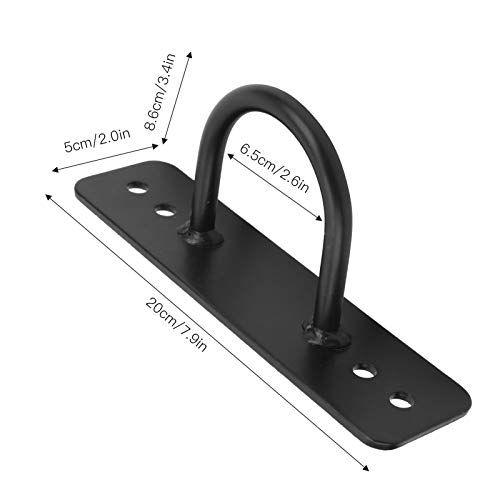 Alloy Steel Ceiling Wall Mount Anchor Hanger for Yoga Swing Hammock Battle Rope Strength Training with Heavy Duty Screws - 2 Pack