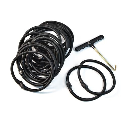 Trampoline Replacement Bungee Cords，20 PCS 6.6in Heavy-Duty Elastic Trampoline Ropes for Repair, Universal Fit for Most Trampolines, Easy Installation, Durable Safety Round Trampoline Repair Kit