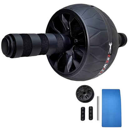 Ultimate Core Strength Wheel - Professional Ab Roller for Intense Home Workouts with Knee Support, Build Rock-Solid Abs & Total-Body Power