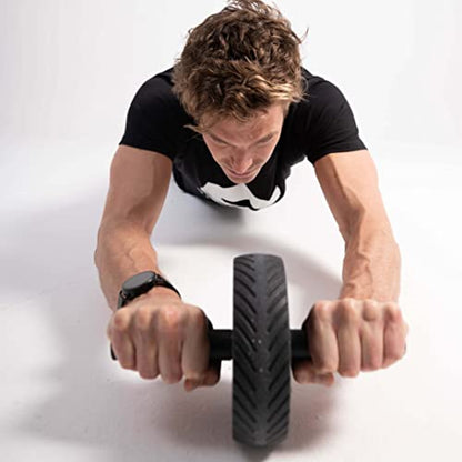 Ab Wheel Roller for Core Strength – Non-Slip Handles Exercise Roller for Abs, Portable Fitness Equipment for Home Gym – Ideal for Men & Women