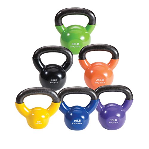 Body Solid Vinyl Coated Kettle Bell Set - size: 105.0 Pounds