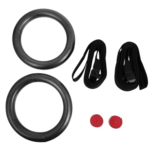 GANAZONO 2pcs Adjustable Gymnastics Rings Set for Home Fitness for Upper Body Strength Training and Calisthenics