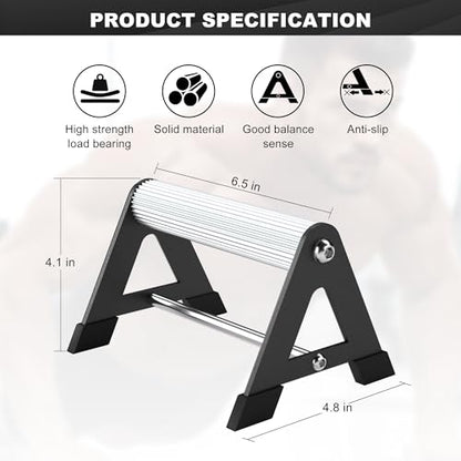 Push Up Bar - Heavy-Duty Stainless Steel Pushup Stands with Non-Slip Base, 660LB Capacity, Portable Home Gym Equipment for Strength Training & Floor Workout