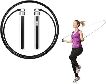 Jump Rope, Speed Skipping Rope with Calorie Counter, Adjustable Digital Counting,for Exercise