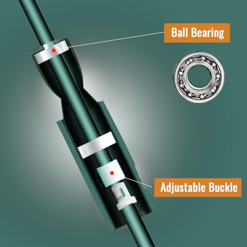9.8 feet Adjustable Tangle-Free jumping rope exercise fitness home adult professional fat burning for fitness and weight loss