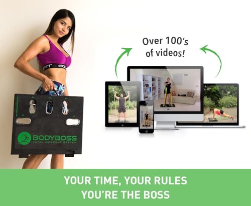 Home Gym 2.0 - Full Portable Gym Home Workout Package, Includes 1 Set of Resistance Bands (2) - Collapsible Resistance Bar, 2 Handles + More - Full Body Workouts for Home, Travel or Outside