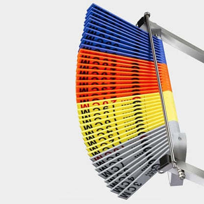 Wall Mounted Jump Test Tool, Outdoor Sports Vertical Measurement Instrument, 4 Colors Available, Mount, Basketball, High Tester (4 Colors)