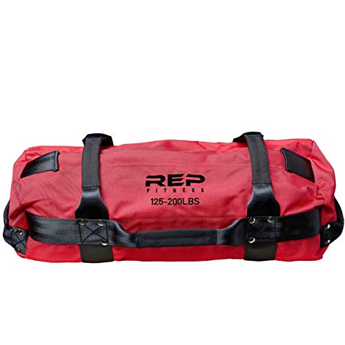 REP Fitness Sandbags - Heavy Duty Workout Sandbags for Training, Cross-Training Workouts, Fitness, Exercise and Military Conditioning - Multiple Sizes and Colors - color: XL-Red