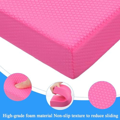 4 Pcs Balance Pad Foam Pad Yoga Mat Trainer Non Slip Cushion Exercise Knee Mat for Women Men Dancing Balance Training Workouts Yoga Physical Therapy, 11.81 x 7.0 x 2 Inch