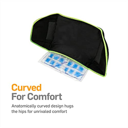 NatraCure Hot or Cold Hip and Lower Back Pain Relief Wrap for Lumbar Backache, Herniated Discs, Stiff Hips, Bursitis, Sciatica, & Arthritis - Hip Replacement Surgery Recovery Gifts - Large/X-Large - size: Large/X-Large (Pack of 1)