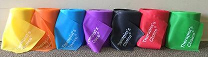 Therapist’s Choice® Professional Non-Latex Resistance Bands for Upper and Lower Body Exercise Workouts, Physical Therapy, Lower Pilates, and Rehab, 25 Yard (75 Feet) Roll Bulk Roll - size: 3X-Heavy