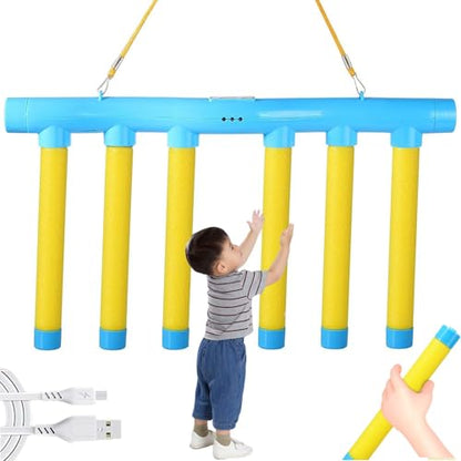 Reflex Game Falling Sticks,Reflex Stick Game,Reflex Challenge Game, Catching Sticks Game, Drop Stick Game,Speed Stick Game, Reaction Time Training, Hand Eye Coordination Training - color: Yellow