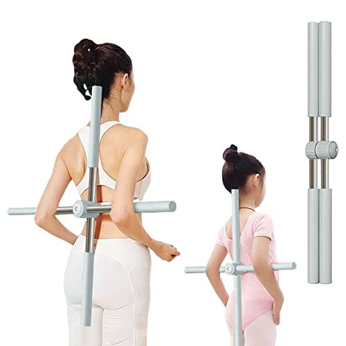 Yoga Stick Posture Pole Corrector Exercise Sticks Back Cracker Bar Back Braces Stretch Bar Shoulder Neck Humpback Straight Device for Woman Kids Man