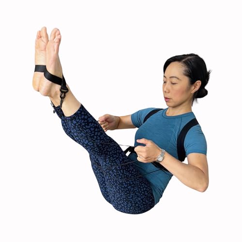TYE4X™, Pilates Wearable Resistance_Assistance Total Body Exercise, Core Strengthening, Portable Home Gym, Pilates, Yoga, Barre, Posture, Stretching - size: Large