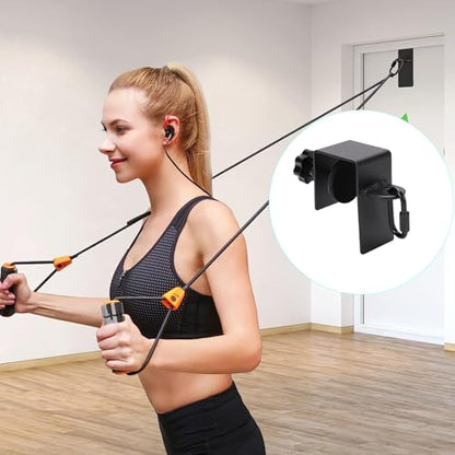 Door Anchor Iron Workout Door Mount Anchor for Strength Training Home Gym Body Weight Straps Attachment Heavy Duty Design 1 Piece for Men Women Indoor Exercise