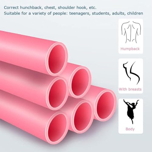 Yoga Sticks,posture Correction Equipment Sports Back Open Shoulder Body Shaping Stretching Tool Wooden Sticks for Young People and Adults (Medium)