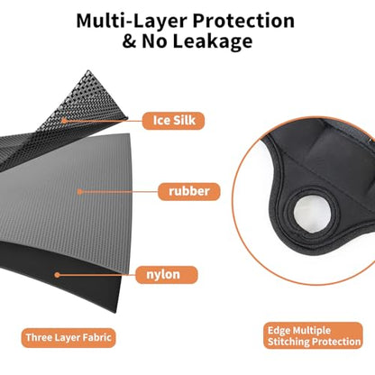 ELEAMY Wrist Weights for Women & Men - 0.5/1/1.5/2/3lb*2 Pairs - color: Black, size: 1.5 Lbs Each (3.0 Lbs Pair)