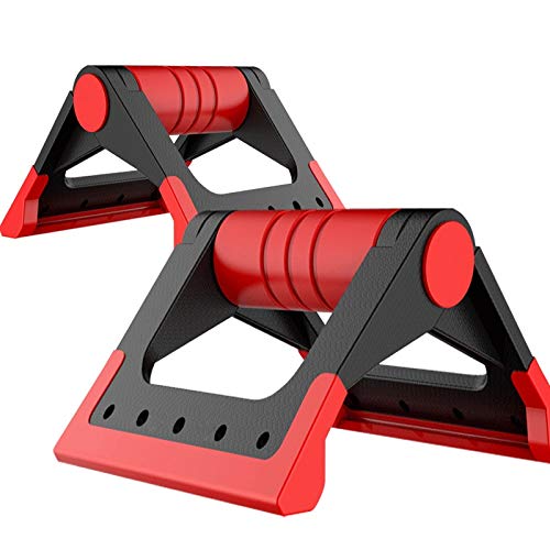 Folding Push-Up Bracket With Non-Slip Foam Handle Muscle Building Pipe Plug Anti-Slip Stands Chest Expander - color: E