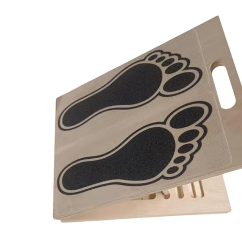 Slant Board Calf Stretcher Ankle and Foot Incline Board Wood Anti Slip Surface Squat Wedge for Home Gym