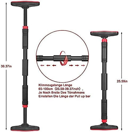 Pull Up Bar For Doorway, Chin Up Bar No Screw, Strength Training Pullup Bars Door Frame Pull-up Bar With Locking Mechanism, Adjustable Width Training Bars,Friendly32
