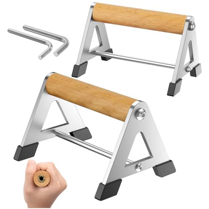 Push Up Stand, Pushup Handles for Strength Training, Heavy-duty Stainless Steel Push Up Bars Gym Exercise Equipment, Hold Up to 500lbs, 1 Pair